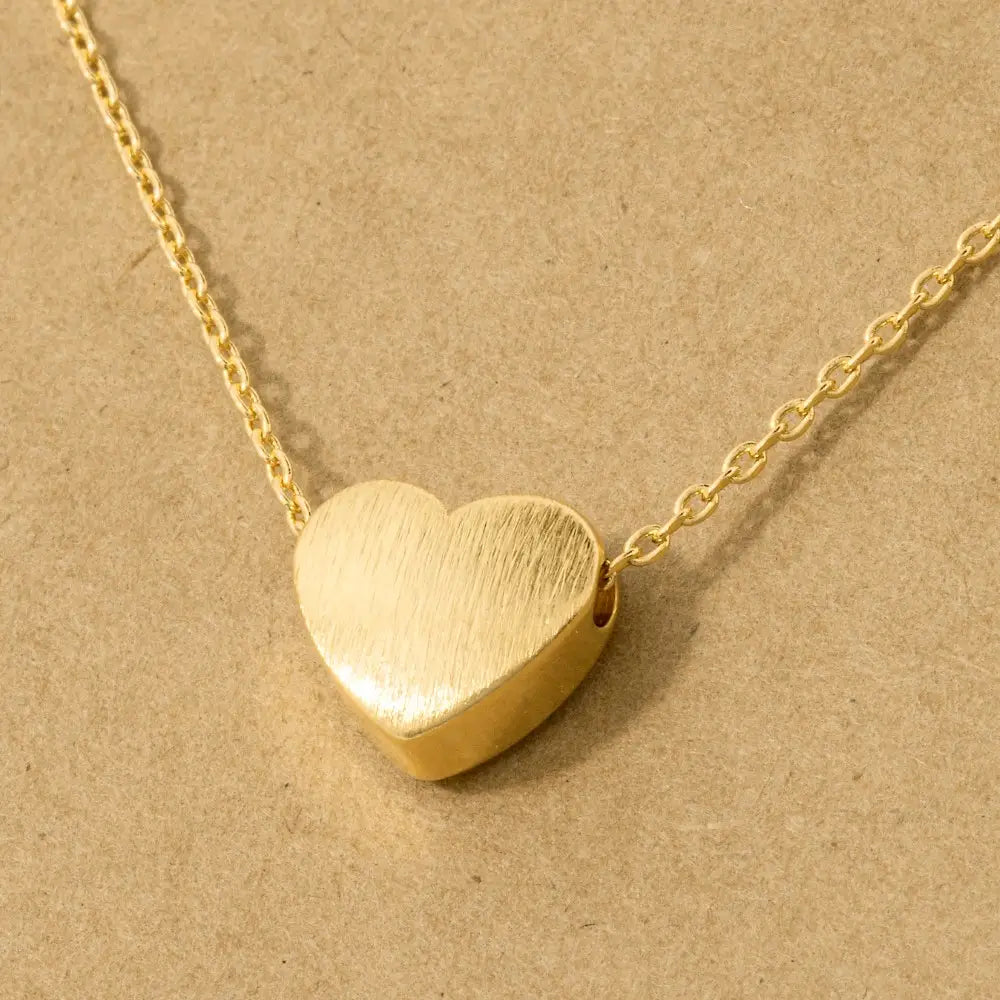 Heart Pendant Necklace (FINAL SALE)