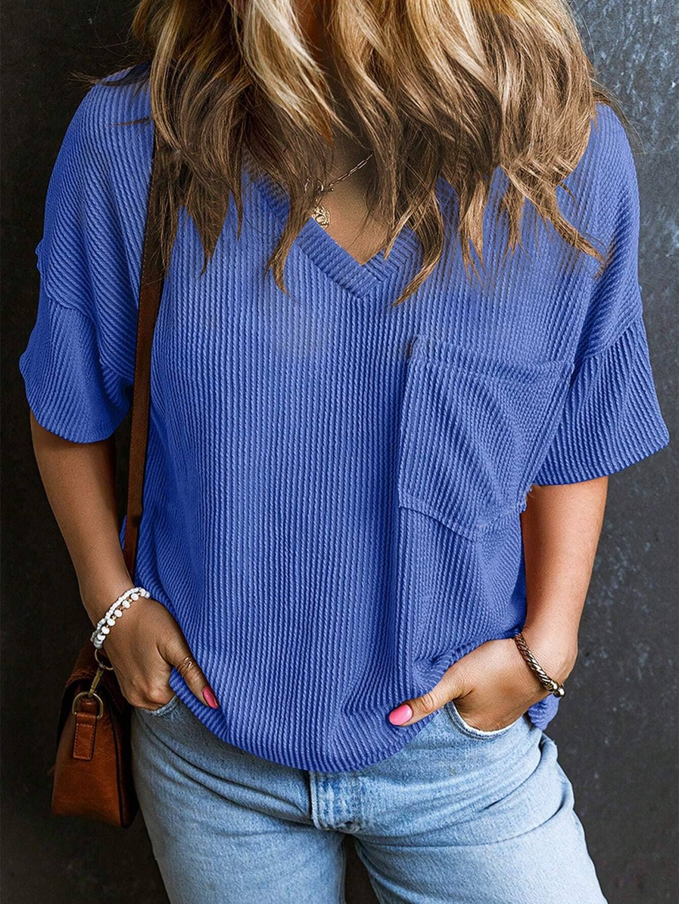 Ribbed Pocket Tee (FINAL SALE)