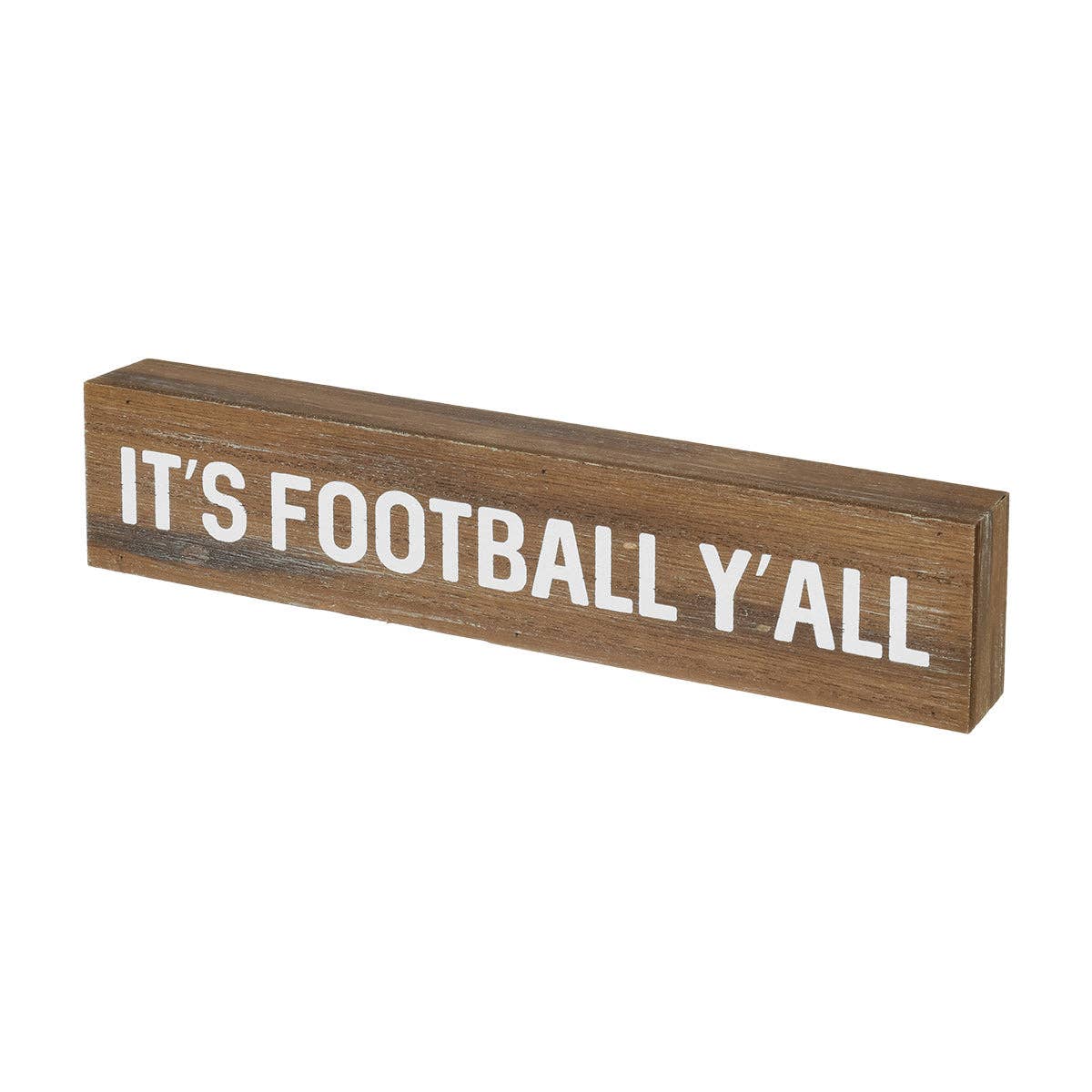 Football Y'all Wood Sign