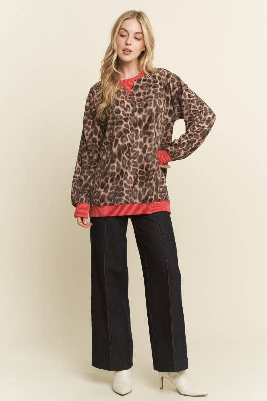 Friday Night Leopard Top