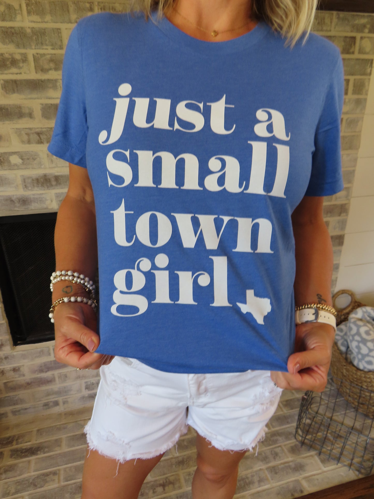 Just a Small Town Girl TX Tee