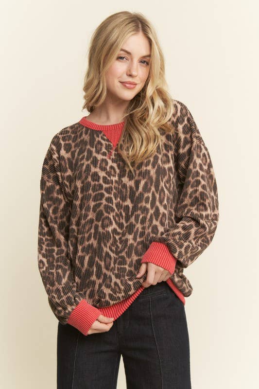 Friday Night Leopard Top