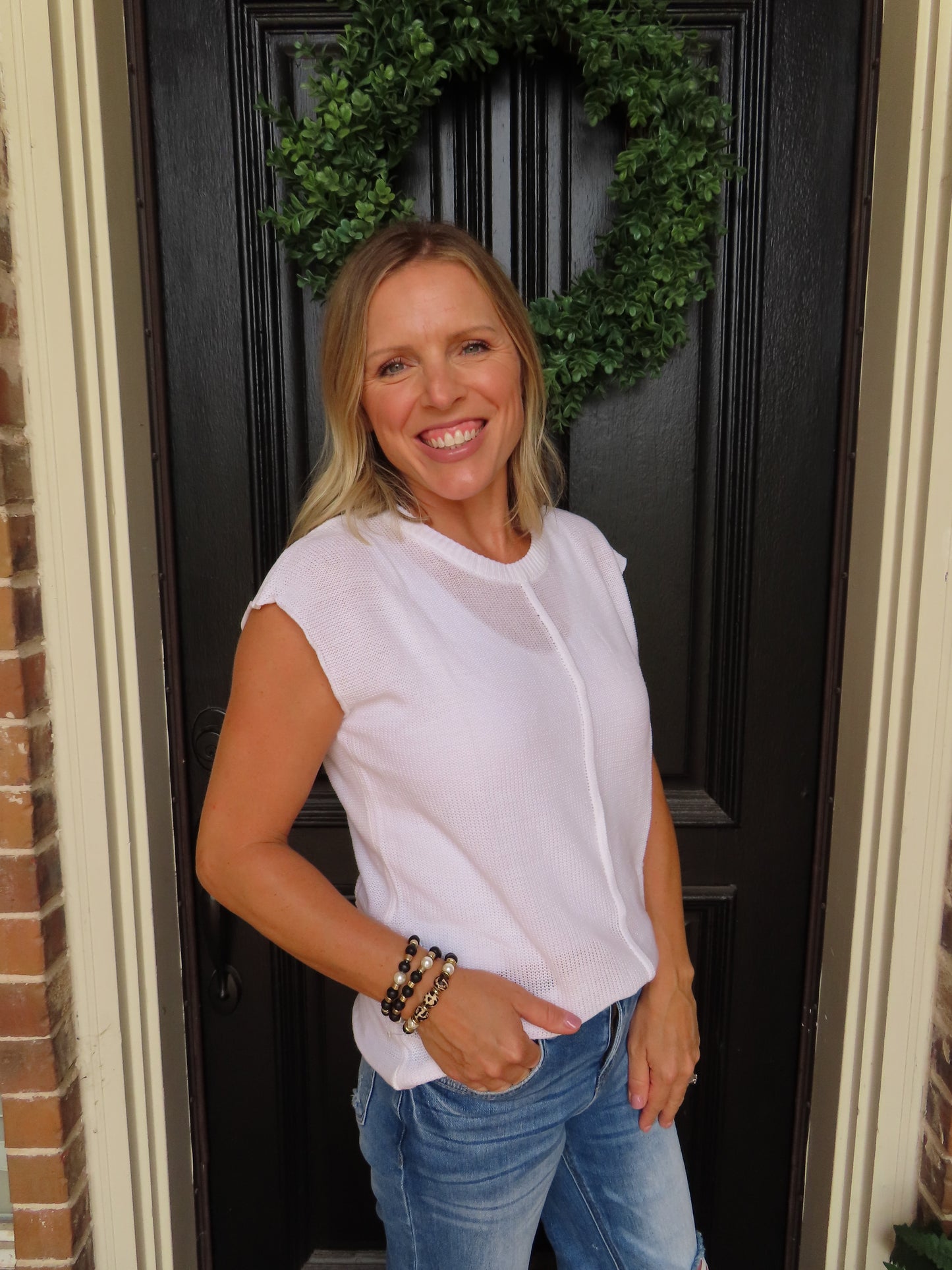 Sideline Chic Sweater Top
