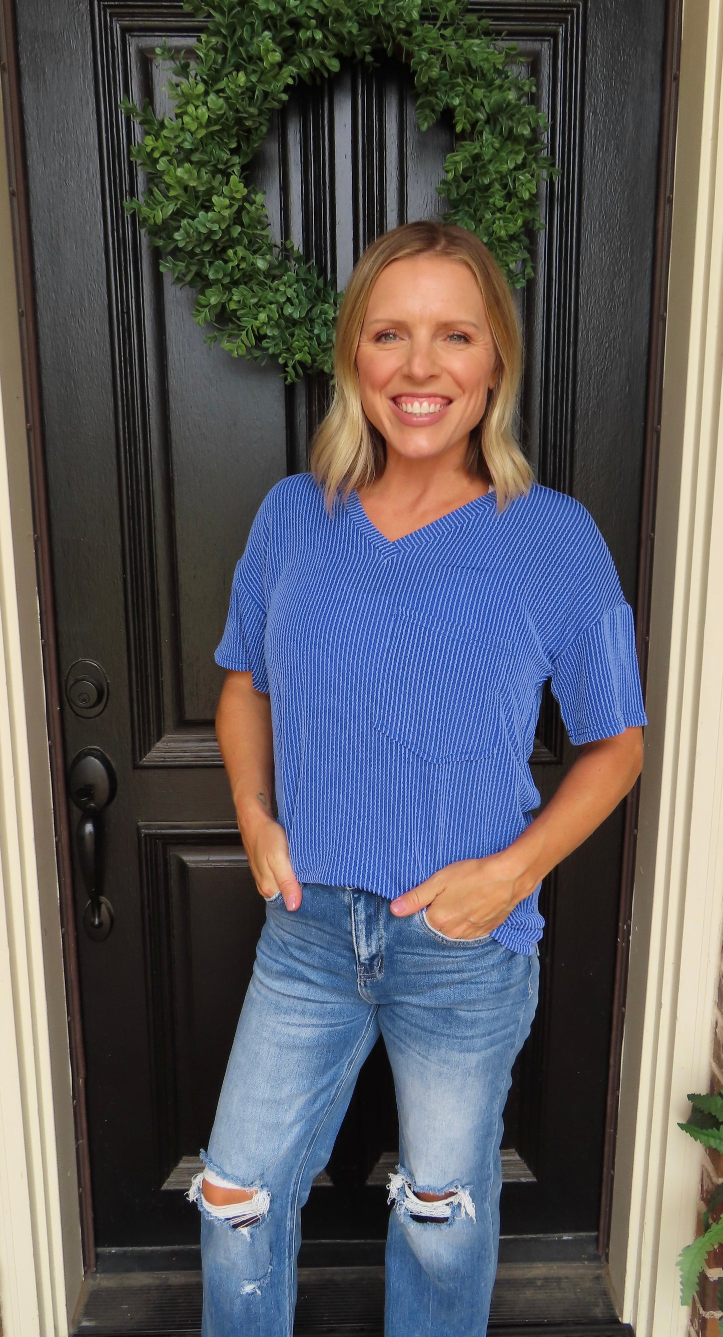 Ribbed Pocket Tee (FINAL SALE)
