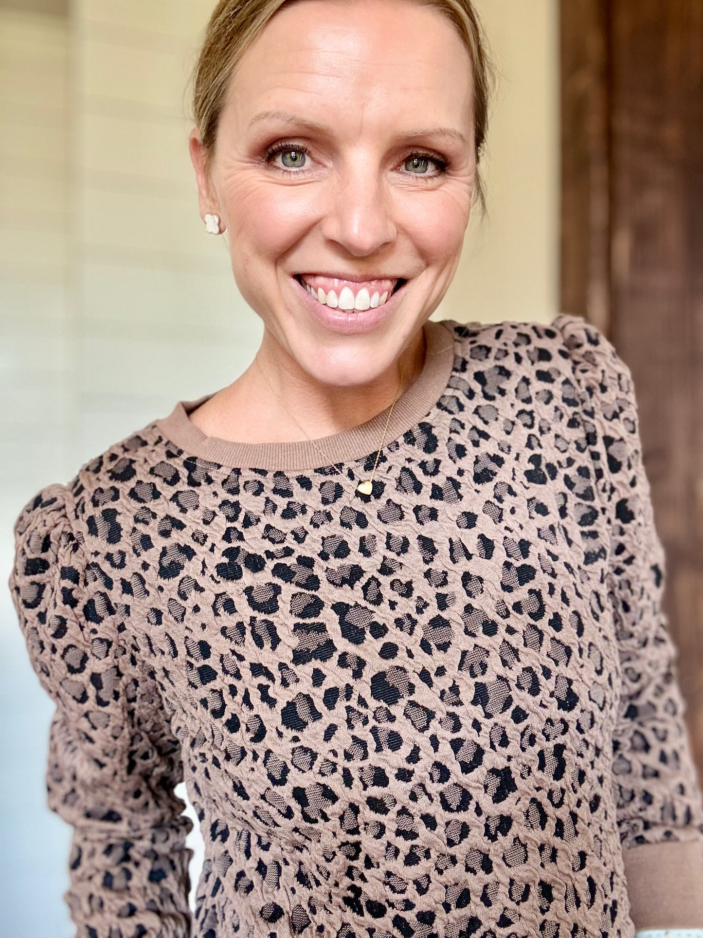 Leopard Luxe Top