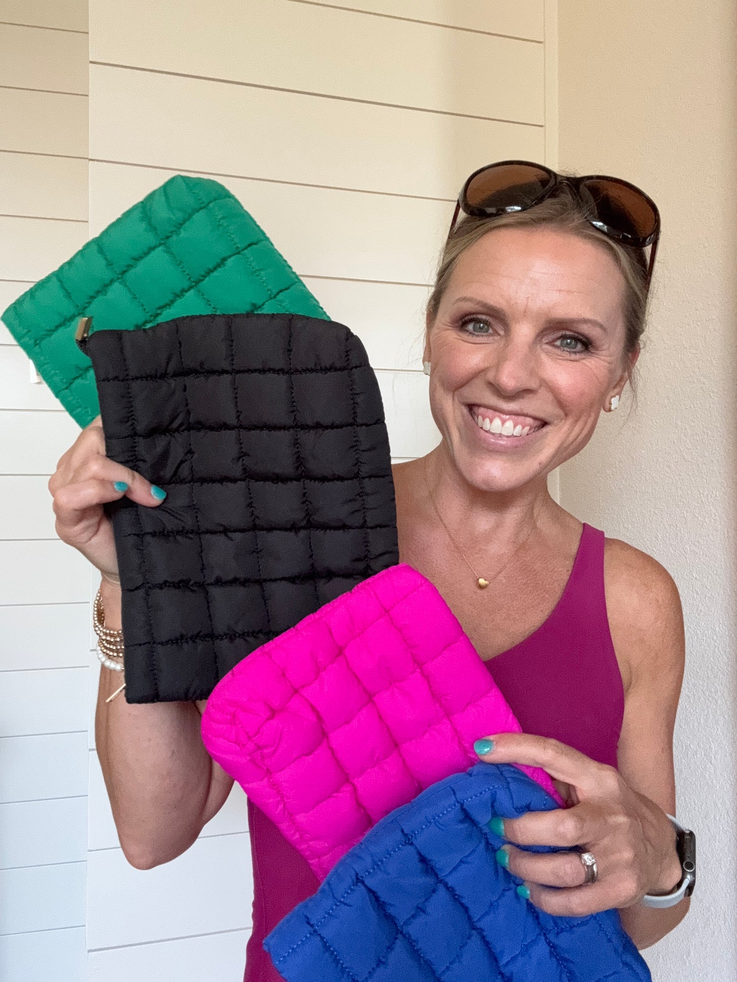 Quilted Cutie Pouch (FINAL SALE)