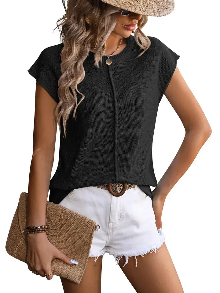 Sideline Chic Sweater Top