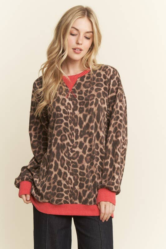 Friday Night Leopard Top