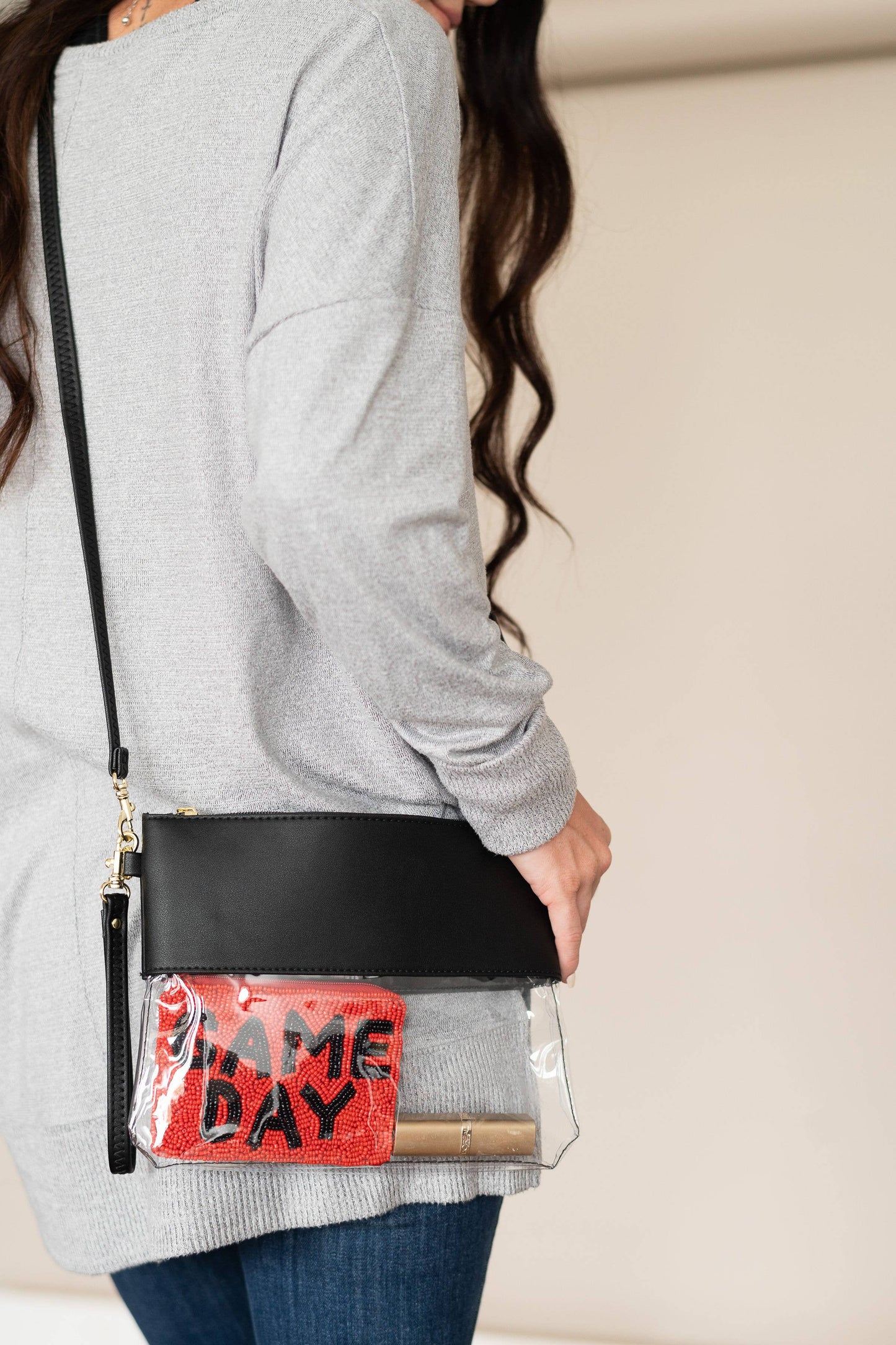 Black Clear Purse