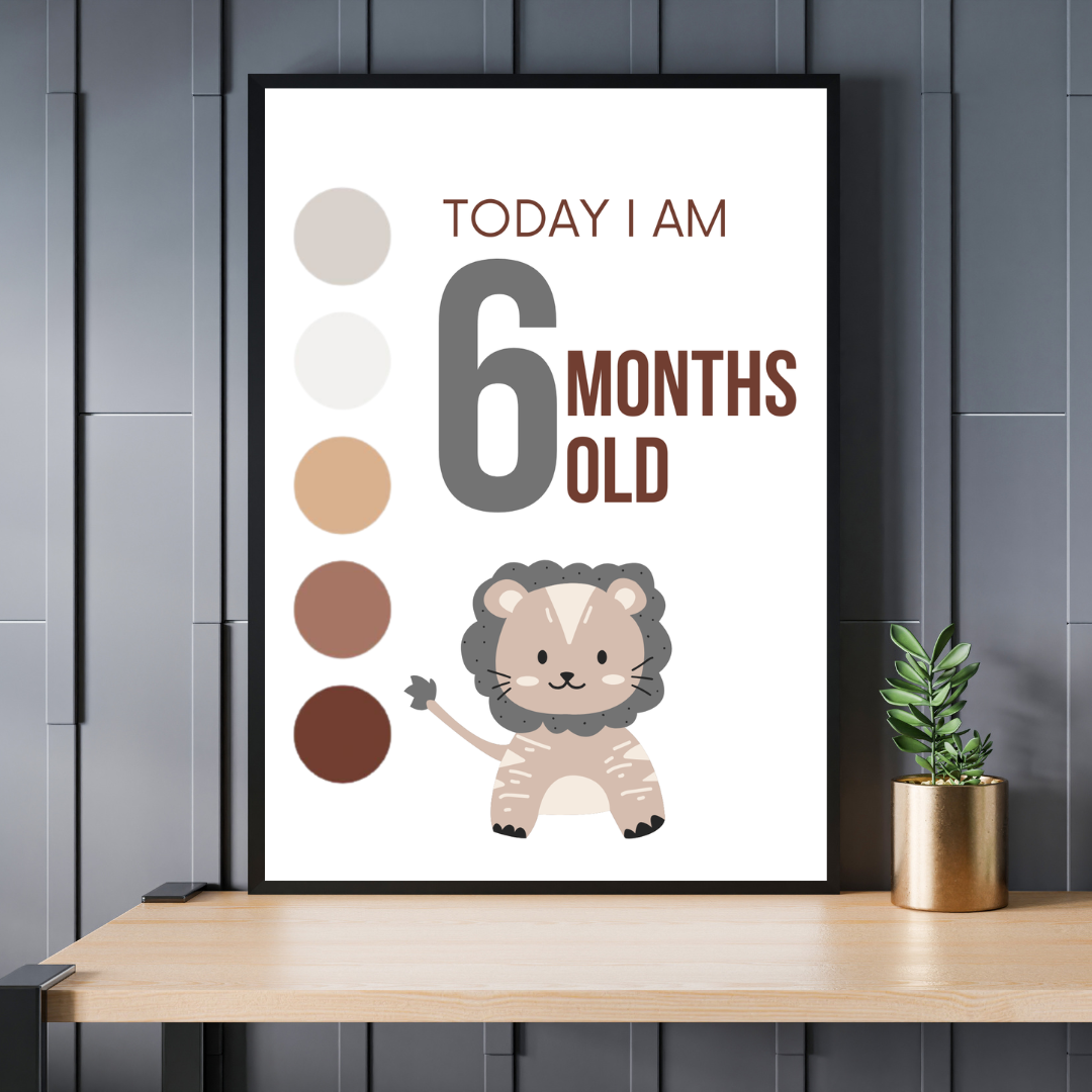 Printable Baby Milestone Cards | Digital Download