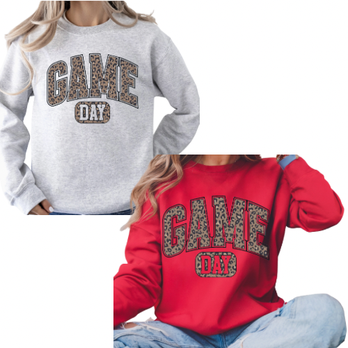 Leopard Game Day Sweatshirt