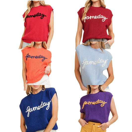 Missy Game Day Sweater Vest