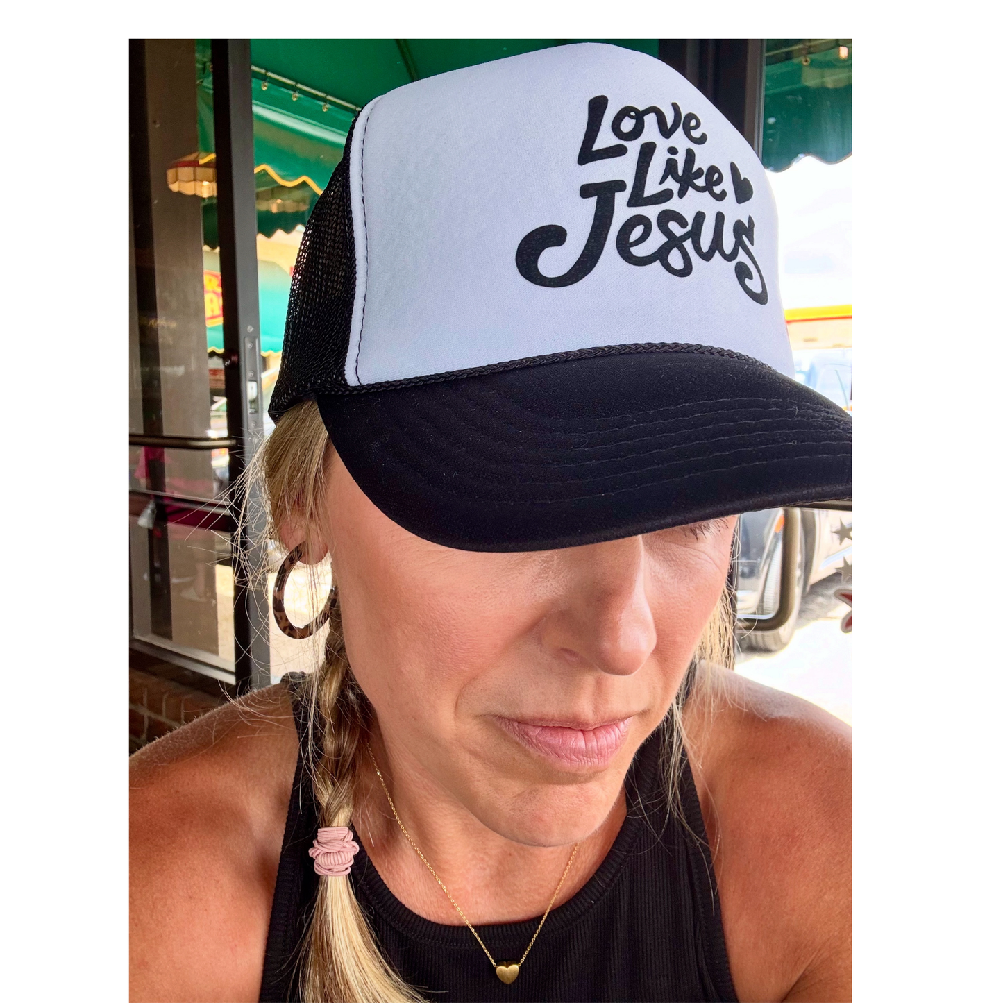 Love Like Jesus — Faith Trucker Hat Cap (FINAL SALE)