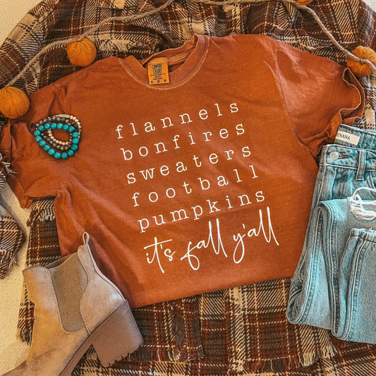 Fall List Tee