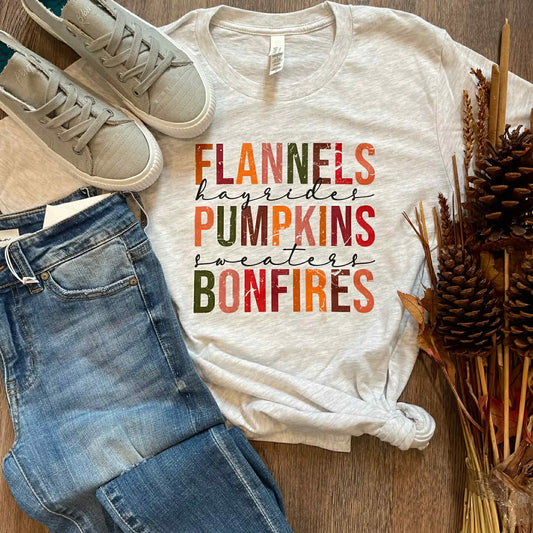 Fall Flannels Tee